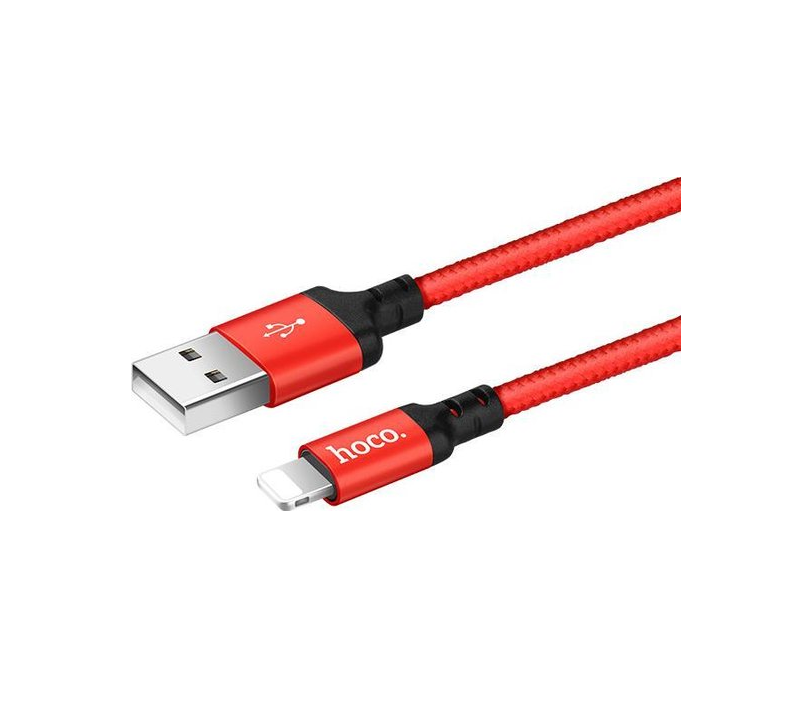 Hoco Lightning cable red