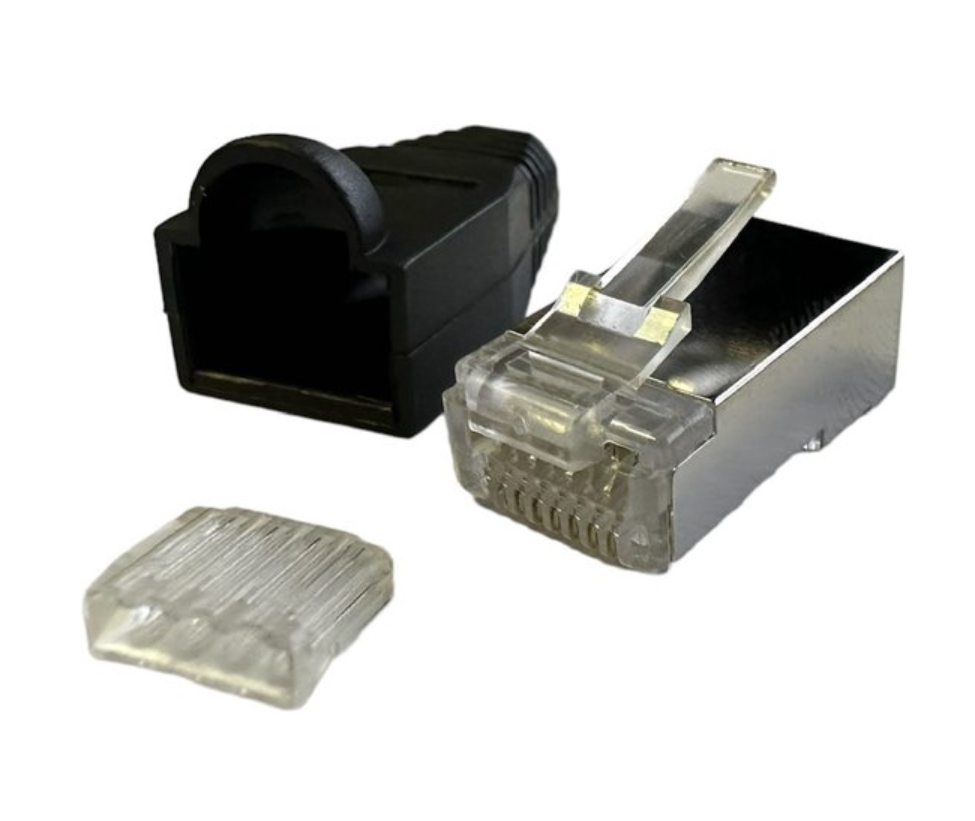LogiLink Patch Plug RJ45 Cat6 Shielded - 10 Pieces - UTP Plug - Single Plug