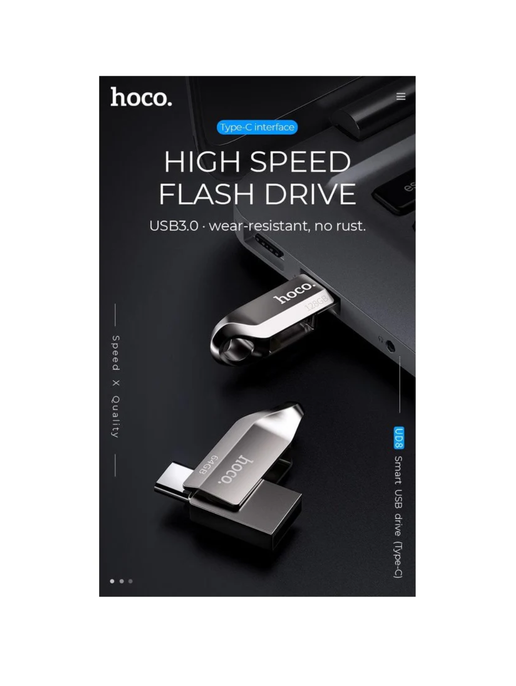 Hoco 32GB 2-in-1 USB Stick USB-C to USB-A