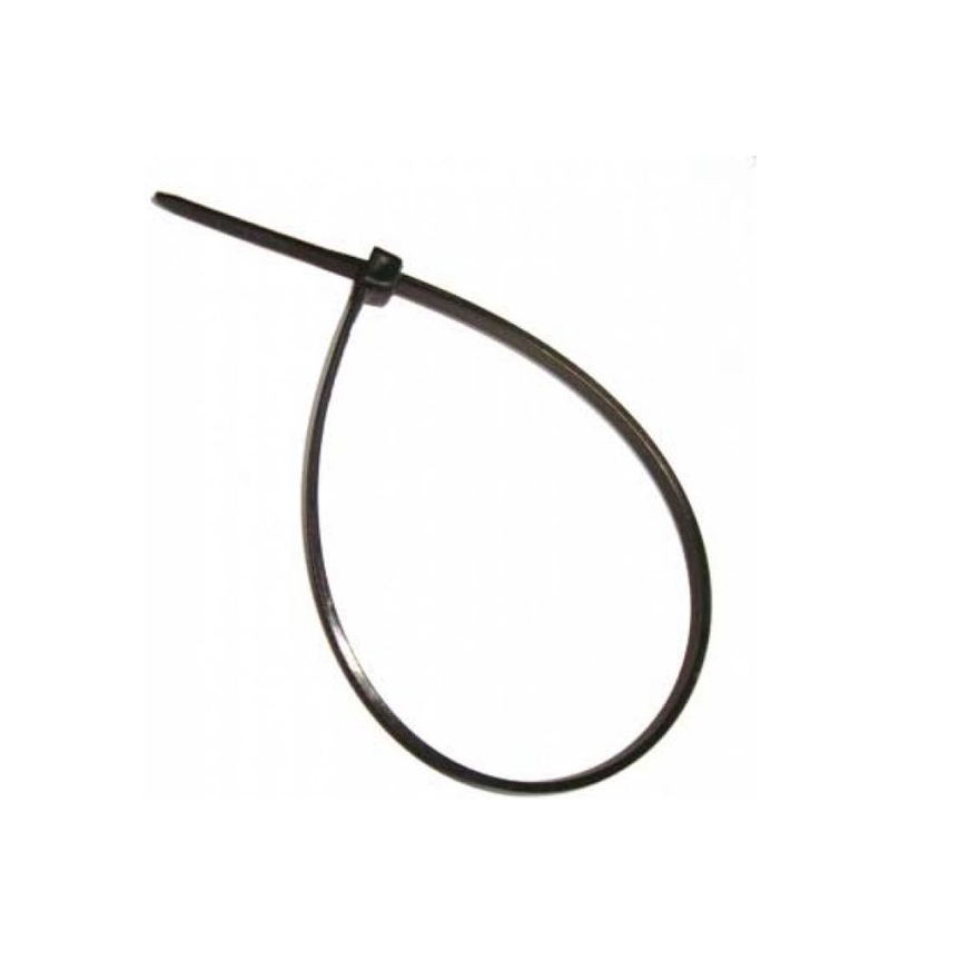 Tack Cable Ties / Tie wraps 2.5mmx200mm 100 pieces black