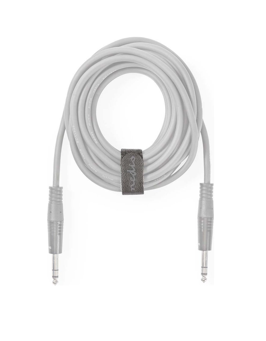 Nedis Velcro Cable Ties 15cm Grey 10 Pieces