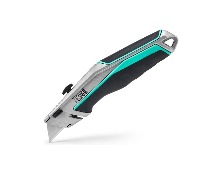 Tradeforce Extendable Knife with Locking Aluminum with 10 Spare Blades