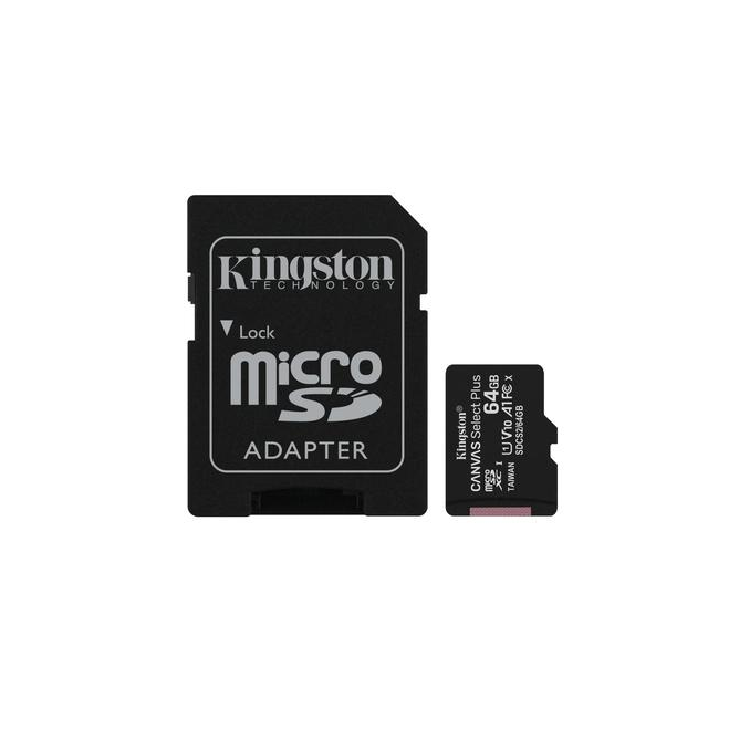 Kingston 64GB MicroSD Card Black