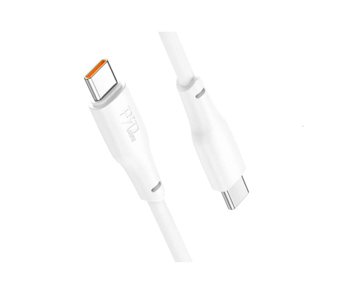 Hoco USB C to USB C Fast Charging Cable 100W white