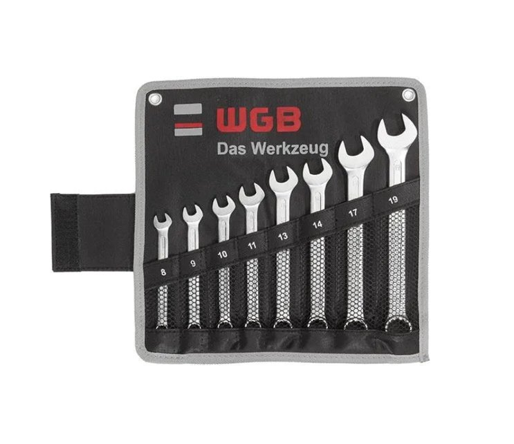 WGB Ring Stitch Set 8mm to 19mm in Roll Bag