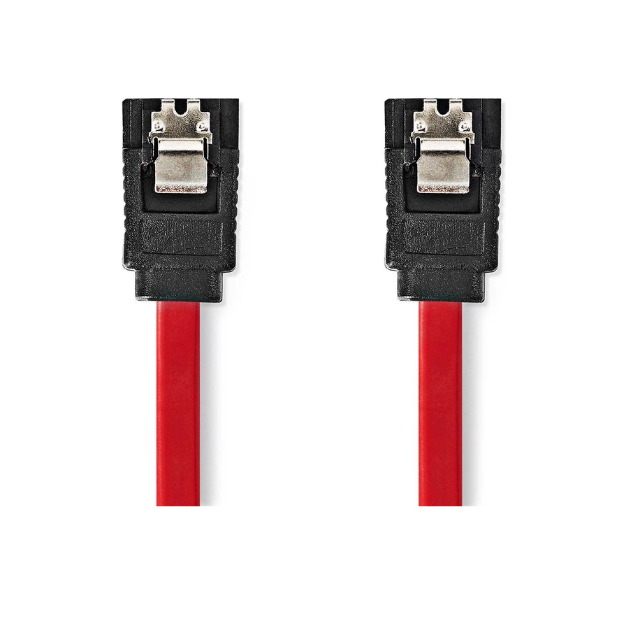 Nedis SATA Data cable 50cm red flat