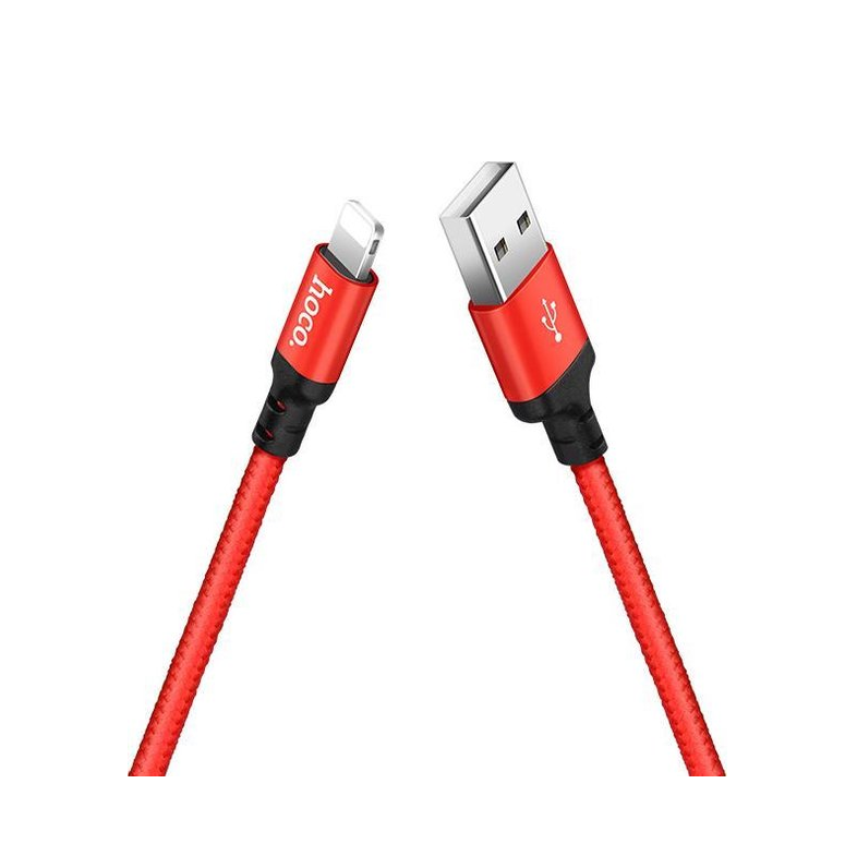 Hoco Lightning cable red
