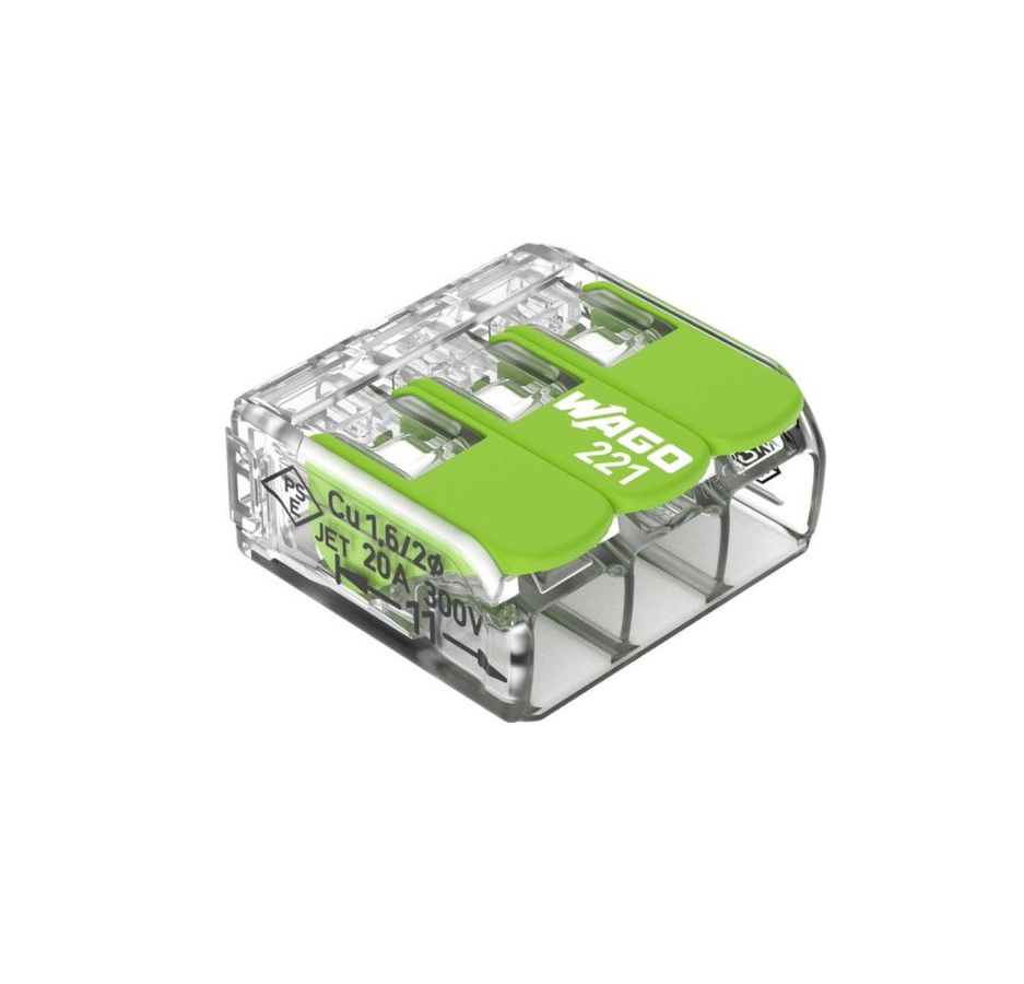 WAGO 3V connection terminal up to 4mm² - 10 pieces - Welding cap