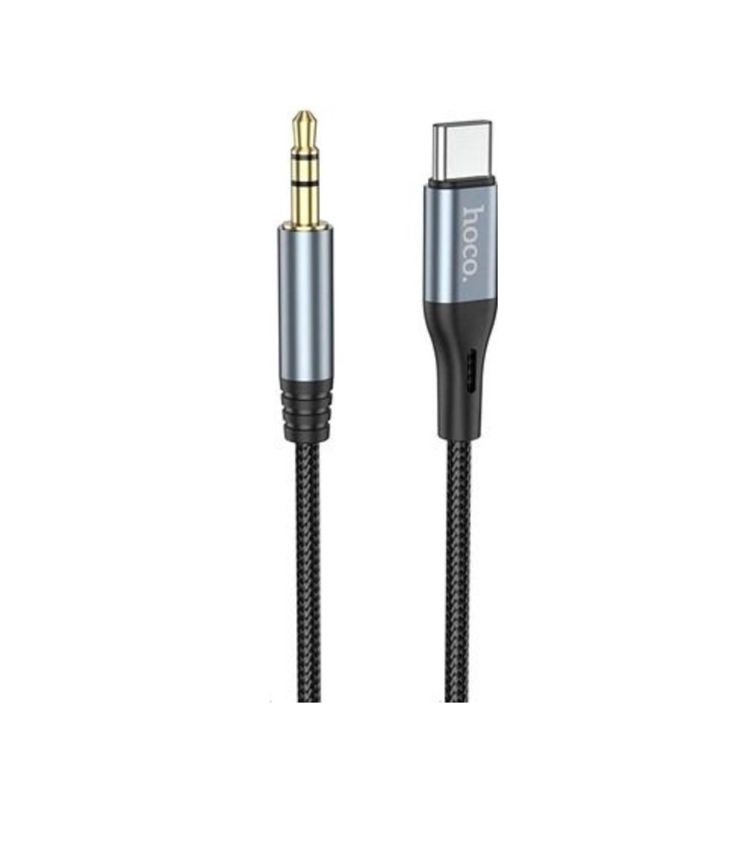 Hoco USB-C to 3.5mm jack Cable 1 meter black