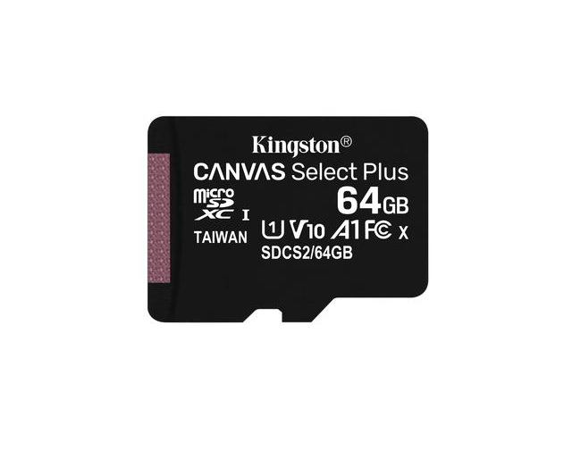 Kingston 64GB MicroSD Card Black