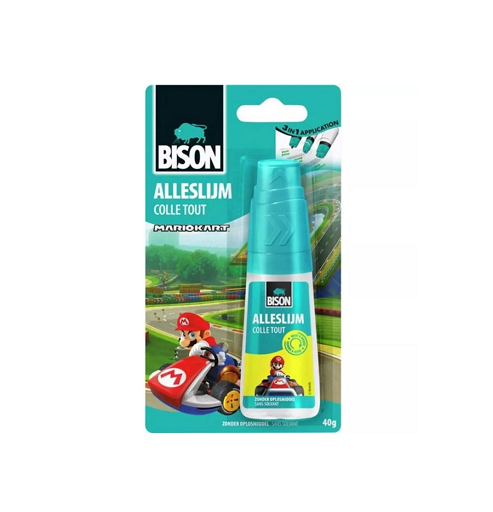Bison Alleslijm - 40 gram - Solventvrij - Precieze applicatie - Geschikt voor diverse materialen