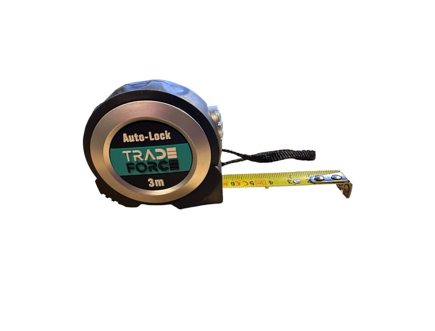 Tradeforce Rolmaat 3m met autolock