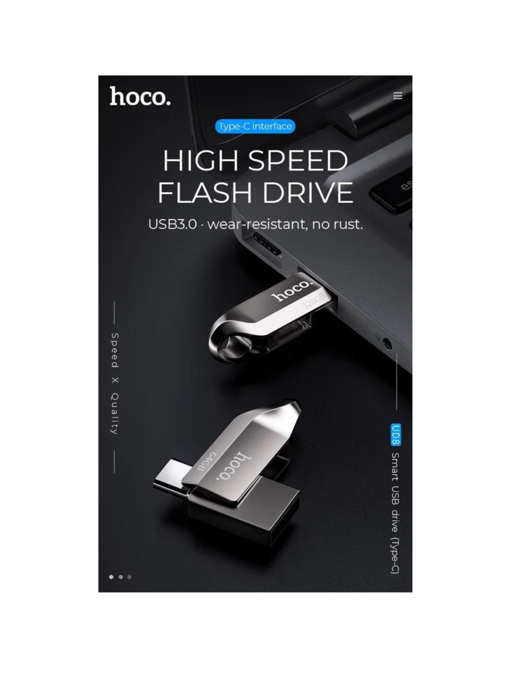 Hoco 32GB 2-in-1 USB Stick USB-C naar USB-A