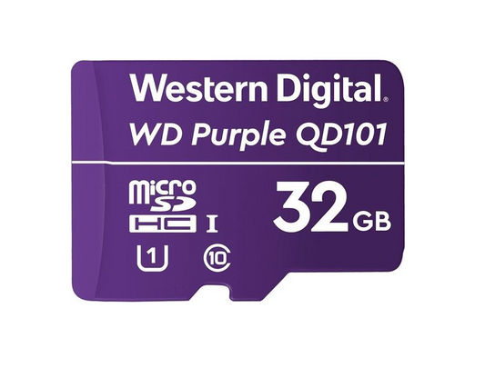 WD Purple Micro SD kaart 32GB