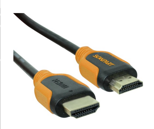 Scanpart HDMI kabel 3 meter - 4K Ultra HD@60Hz - Premium High Speed with Ethernet - 18 Gbps - HDMI 2.0b - HEC - ARC