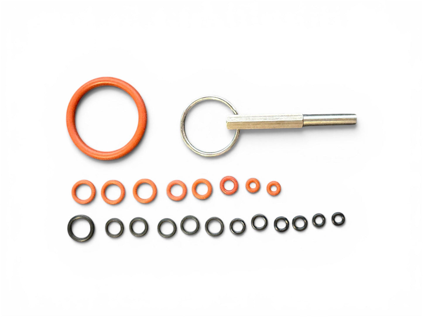 Jura bit for the oval head screw, including O-rings and key ring