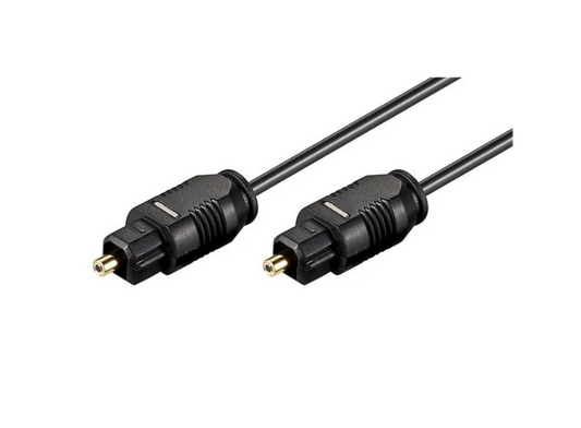 Digitale Optische Toslink Audio Kabel 2meter Zwart