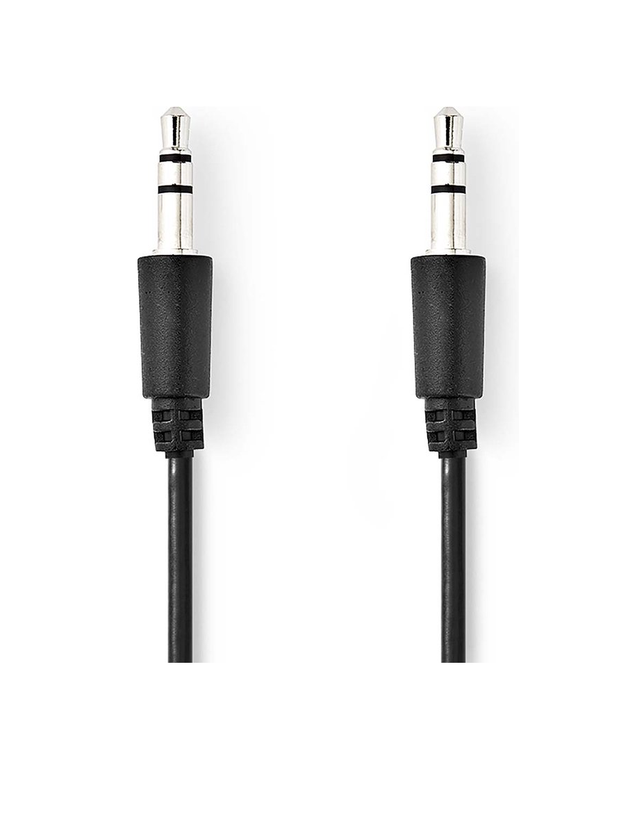 Nedis Stereo Audiokabel 3.5mm Jack zwart