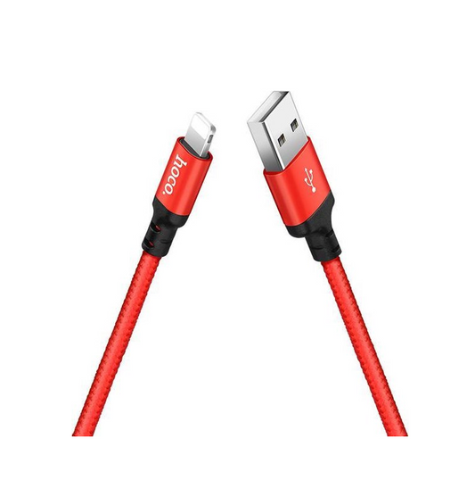 Hoco Lightning kabel rood