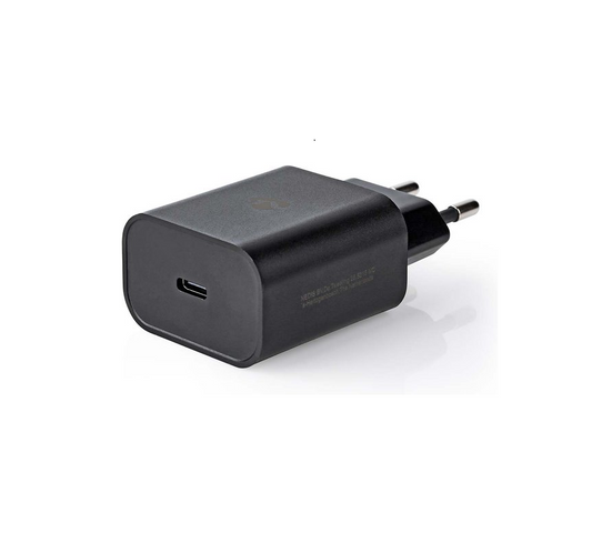 Nedis 20W USB-C Snellader Zwart