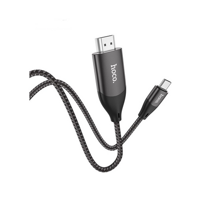 Hoco Usb-C naar HDMI Kabel 2 meter zwart